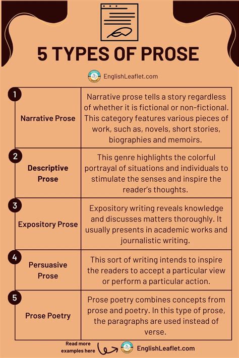 prose examples in literature.